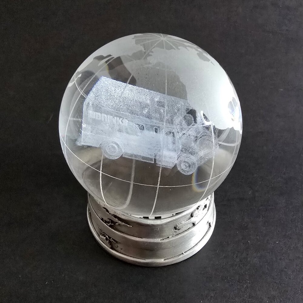 Brinks Truck Glass Globe